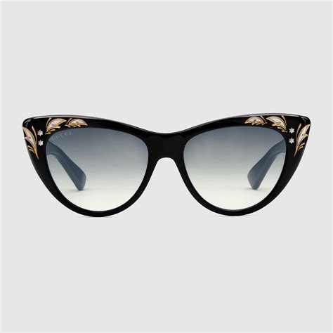 gucci sonnenbrille damen cat eye|Cat Eye Sunglasses for Women .